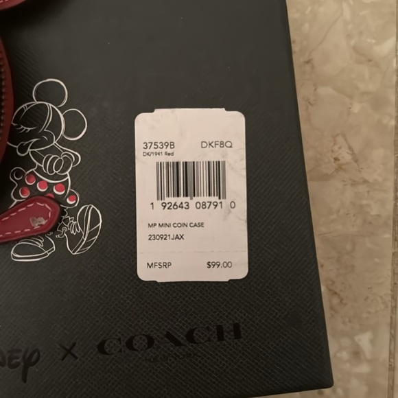 Coach Mini Mouse Coin Case - Picture 7 of 9